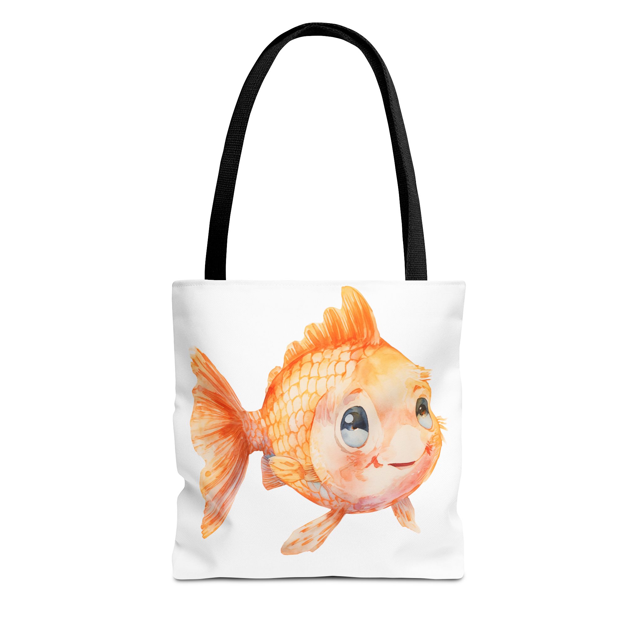 13605310855980012899_2048.jpeg Whimsical Goldfish Tote Bag - Cute Fish Bag, Beach Tote, Eco-Friendly Shopping Bag, Fish Lover Gift, Fun Canvas Bag - Image 1
