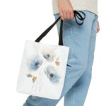 Floral Tote Bag - Stylish AOP Bag for Everyday Use, Perfect for Shopping, Travel, Beach Days, or Gifts - Image 3