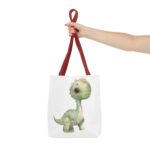 Cute Dinosaur Tote Bag, Whimsical Eco-Friendly Shopping Bag, Kid's Gift, Birthday Decor, Fun Daily Use - Image 8