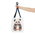 Adorable Panda Tote Bag, Cute Tote for Shopping, Beach, Gifts, Animal Lover Accessories, Eco-Friendly Reusable Bag - Image 20