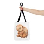 Adorable Pangolin Tote Bag, Cute Animal Bag, Eco-Friendly Shopping Tote, Gift for Animal Lovers, Beach Bag - Image 4