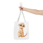 Cute Meerkat Tote Bag - Animal Lover Gift, Reusable Shopping Bag, Eco-Friendly Tote, Adorable Animal Art, Everyday Use - Image 12
