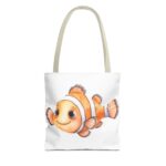 Adorable Clownfish Tote Bag, Cute Beach Bag, Fun Gift for Fish Lovers, Ocean-Themed, Lightweight Shopping Tote, Summer Accessory - Image 13