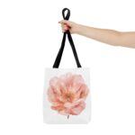 Floral Tote Bag, Chic Floral Shopping Bag, Eco-Friendly Gift, Perfect for Mother's Day, Everyday Use, Artful Carryall, Stylish Handbag - Image 4