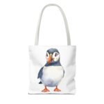 Puffin Tote Bag - Cute Animal Eco-Friendly Shopping Bag, Beach, Gift for Bird Lovers, Reusable Grocery Bag, Summer accessory - Image 10