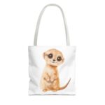 Cute Meerkat Tote Bag - Animal Lover Gift, Reusable Shopping Bag, Eco-Friendly Tote, Adorable Animal Art, Everyday Use - Image 9