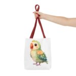 Adorable Parrot Tote Bag, Eco-Friendly Shopping Bag, Bird Lover Gift, Beach Bag, Cute Tote, Colorful Carryall - Image 8