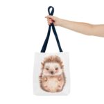 Adorable Hedgehog Tote Bag, Cute Animal Bag, Gift for Hedgehog Lovers, Eco-Friendly Shopping Tote, Fun Bag for Kids & Adults - Image 20