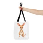 Cute Kangaroo Tote Bag, Animal Lover Bag, Reusable Shopping Tote, Fun Gift for Kids, Eco-Friendly Bag - Image 4