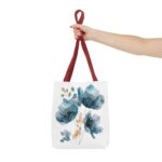 Floral Tote Bag | Watercolor Flower Design | Stylish Reusable Shopping Bag | Perfect for Gifts, Everyday Use, or Beach Trips - Image 8