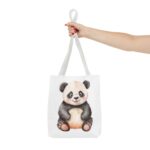 Adorable Panda Tote Bag, Cute Tote for Shopping, Beach, Gifts, Animal Lover Accessories, Eco-Friendly Reusable Bag - Image 12