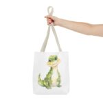 Cute Dinosaur Tote Bag | Eco-Friendly Shopping, Kids' Gift, Beach Bag, Animal Lover, Whimsical Art - Image 16