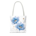 Floral Watercolor Tote Bag, Eco-Friendly Shopping Tote, Gift for Her, Beach Bag, Floral Design - Image 10