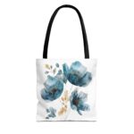 Floral Tote Bag | Watercolor Flower Design | Stylish Reusable Shopping Bag | Perfect for Gifts, Everyday Use, or Beach Trips