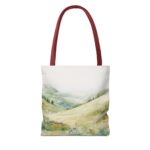 Serene Landscape Tote Bag - Eco-Friendly Canvas, Reusable Shopping Bag, Gift for Nature Lovers, Stylish Travel Accessory, Perfect for [...] - Image 6