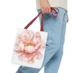 Floral Tote Bag, Watercolor Flower Shopping Bag, Eco-Friendly Gift, Spring Accessory, Reusable Grocery Tote, Mother's Day Present - Image 7