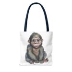 Adorable Monkey Tote Bag, Cute Animal Lover Gift, Eco-Friendly Shopping Bag, Fun Beach Bag, Unique Gift for Kids - Image 18