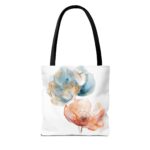 Floral Tote Bag - Colorful Art Print, Eco-Friendly Shopping Bag, Gift for Her, Beach Bag, Everyday Use, Mother's Day Gift - Image 2