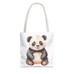 Adorable Panda Tote Bag, Cute Tote for Shopping, Beach, Gifts, Animal Lover Accessories, Eco-Friendly Reusable Bag - Image 9