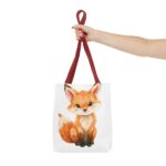 Adorable Fox Tote Bag - Cute Animal Lover Gift, Eco-Friendly Shopping, Everyday Use, Kids and Adults, Birthday, Gifts - Image 8