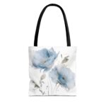 Elegant Floral Tote Bag, Stylish Beach Bag, Gift for Her, Eco-Friendly Shopping Tote, Blooming Floral Design