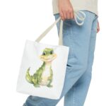 Cute Dinosaur Tote Bag | Eco-Friendly Shopping, Kids' Gift, Beach Bag, Animal Lover, Whimsical Art - Image 15