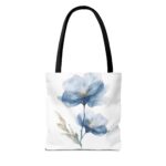 Floral Tote Bag, AOP, Boho Chic, Everyday Carry, Gift for Her, Shopping Bag, Beach Bag, Mother's Day, Spring Style, Eco-Friendly - Image 2