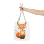 Adorable Fox Tote Bag - Cute Animal Lover Gift, Eco-Friendly Shopping, Everyday Use, Kids and Adults, Birthday, Gifts - Image 16