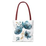Floral Tote Bag | Watercolor Flower Design | Stylish Reusable Shopping Bag | Perfect for Gifts, Everyday Use, or Beach Trips - Image 6