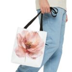 Floral Tote Bag - Stylish Reusable Shopping Bag, Eco-Friendly Tote, Gift for Her, Floral Design, Perfect for Spring - Image 3