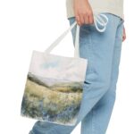 Serene Landscape Tote Bag, Nature Lover's Shopping Bag, Eco-Friendly Gift, Daily Use Handbag, Boho Style Tote - Image 11