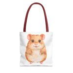 Cute Hamster Tote Bag, Animal Lover Gift, Eco-Friendly Bag, Hamster Design, Pet Owner Accessory - Image 5