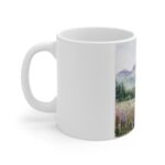 Serene Mountain Landscape Mug, Nature Lover Gift, Coffee Cup, Hiking, Relaxation, Home Decor, Garden Inspiration - Image 2