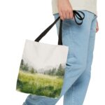 Nature-Inspired Tote Bag, Eco-Friendly Carryall for Farmers Markets, Beach Days, Shopping, Travel, Outdoor Adventures - Image 3