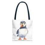 Puffin Tote Bag - Cute Animal Eco-Friendly Shopping Bag, Beach, Gift for Bird Lovers, Reusable Grocery Bag, Summer accessory - Image 17