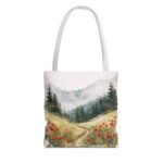 Nature-Inspired Tote Bag, Floral Canvas Bag, Eco-Friendly Shopping Tote, Perfect Gift for Nature Lovers, Everyday Use, Outdoor Adventures - Image 9