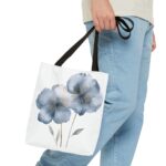 Chic Floral Tote Bag, Stylish Shopping Tote, Versatile Everyday Bag, Perfect Gift for Her, Ideal for Mother's Day, Beach Outing, Travel - Image 3