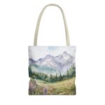 Mountain Landscape Tote Bag - Nature Lover Gift, Eco-Friendly Carryall, Travel Bag, Hiking Accessory, Boho Style - Image 13