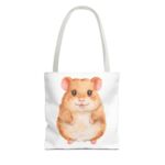 Cute Hamster Tote Bag, Animal Lover Gift, Eco-Friendly Bag, Hamster Design, Pet Owner Accessory - Image 9