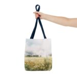 Stylish AOP Tote Bag, Perfect for Beach Days, Shopping, Gym, Gift for Her, Eco-Friendly, Floral and Abstract Design - Image 20