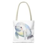 Cute Manatee Tote Bag, Eco-Friendly Shopping Bag, Beach Bag, Gift for Animal Lovers, Reusable Grocery Tote, Cute Pet Lover Accessory - Image 14