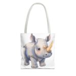 Adorable Rhino Tote Bag - Kid's Accessory, Eco-Friendly Gift, Animal Lover Tote, Fun For Birthdays, Everyday Carry - Image 9