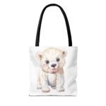 Adorable Cub Tote Bag | Cute Animal Lover Gift | Eco-Friendly Shopping Bag, Mother's Day Gift, Birthday Present, Fun Casual Accessory - Image 2