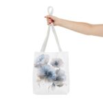 Elegant Floral Tote Bag, Summer Picnic Bag, Mother's Day Gift, Shopping Tote, Boho Style Bag, Eco-Friendly Carryall - Image 12