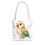 Adorable Parrot Tote Bag, Eco-Friendly Shopping Bag, Bird Lover Gift, Beach Bag, Cute Tote, Colorful Carryall - Image 9