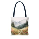 Nature-Inspired Tote Bag, Floral Canvas Bag, Eco-Friendly Shopping Tote, Perfect Gift for Nature Lovers, Everyday Use, Outdoor Adventures - Image 18