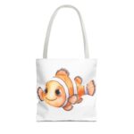 Adorable Clownfish Tote Bag, Cute Beach Bag, Fun Gift for Fish Lovers, Ocean-Themed, Lightweight Shopping Tote, Summer Accessory - Image 9