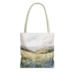 Serene Landscape Tote Bag, Nature Lover's Shopping Bag, Eco-Friendly Gift, Daily Use Handbag, Boho Style Tote - Image 13