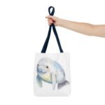 Cute Manatee Tote Bag, Eco-Friendly Shopping Bag, Beach Bag, Gift for Animal Lovers, Reusable Grocery Tote, Cute Pet Lover Accessory - Image 20