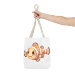 Adorable Clownfish Tote Bag, Cute Beach Bag, Fun Gift for Fish Lovers, Ocean-Themed, Lightweight Shopping Tote, Summer Accessory - Image 16